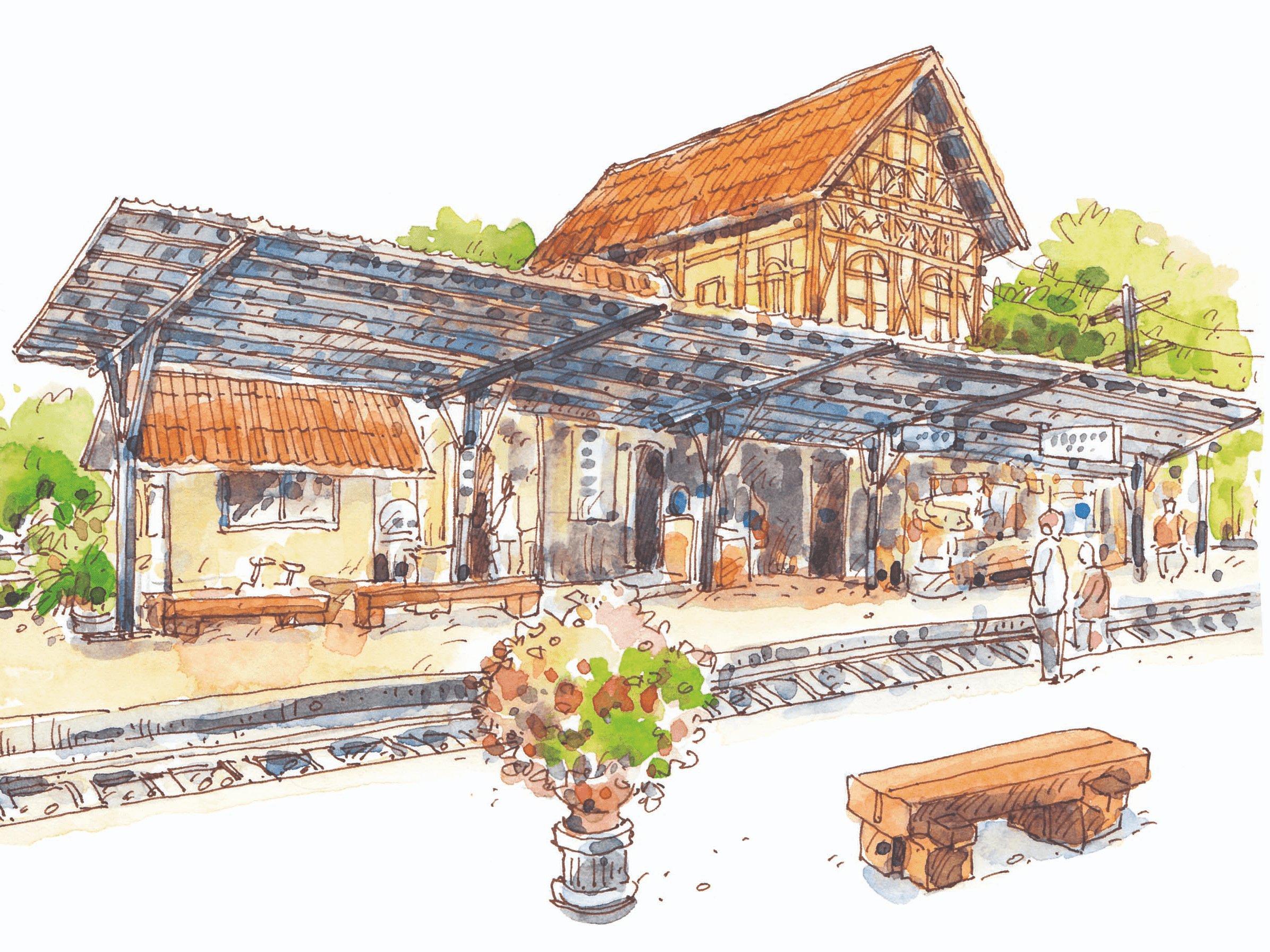 470 วาดเมือง นั่งรถไฟไปเมืองเหนือ