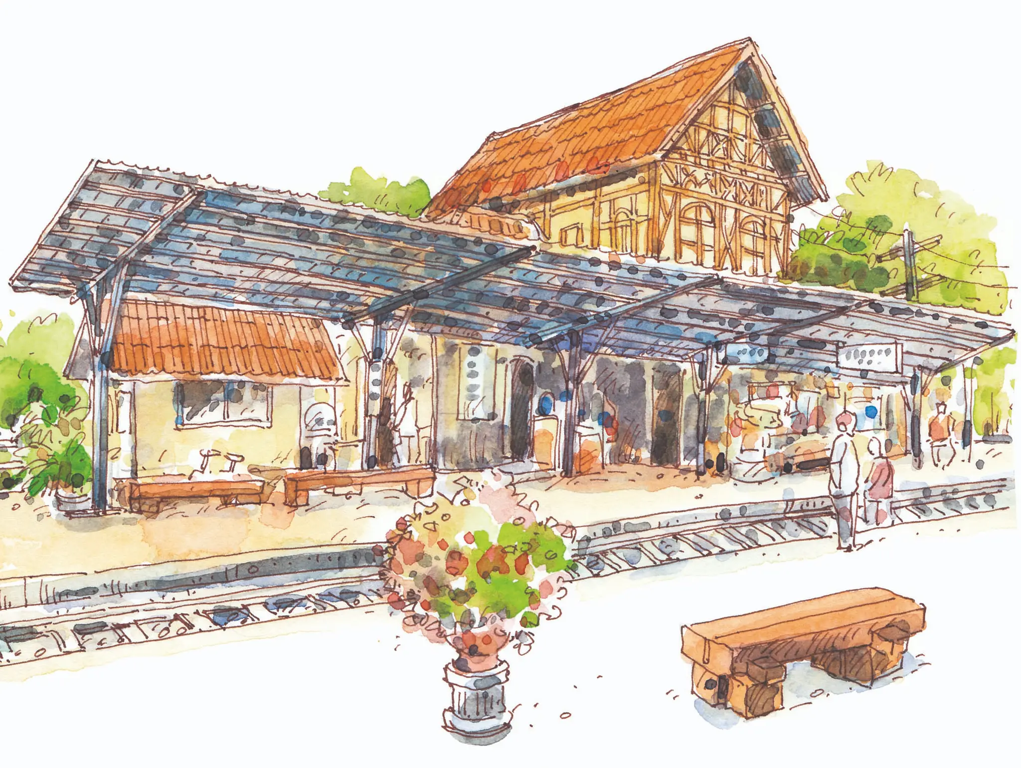 470 วาดเมือง นั่งรถไฟไปเมืองเหนือ