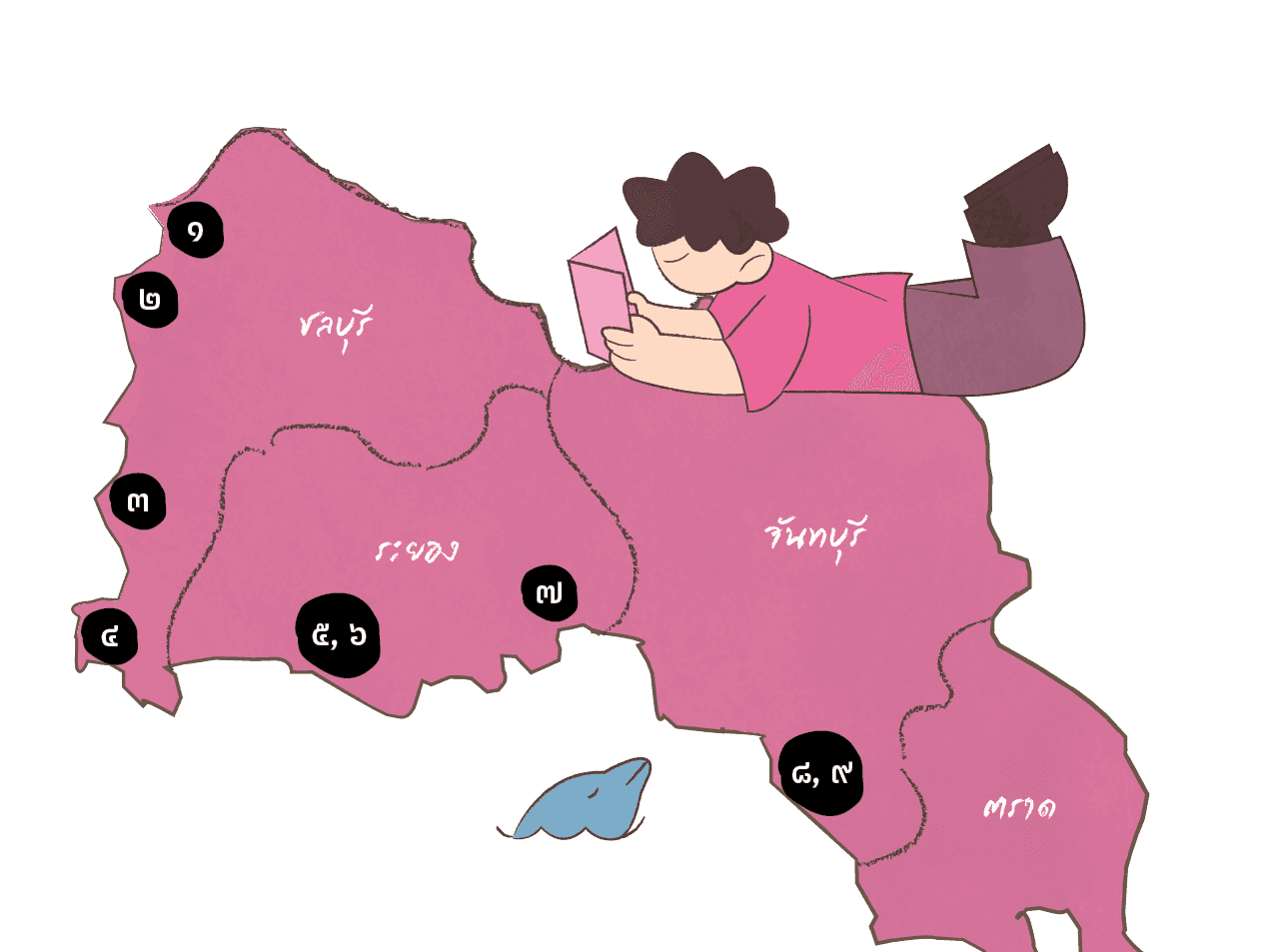 494 Independent Bookstores in Thailand ภาคตะวันออก