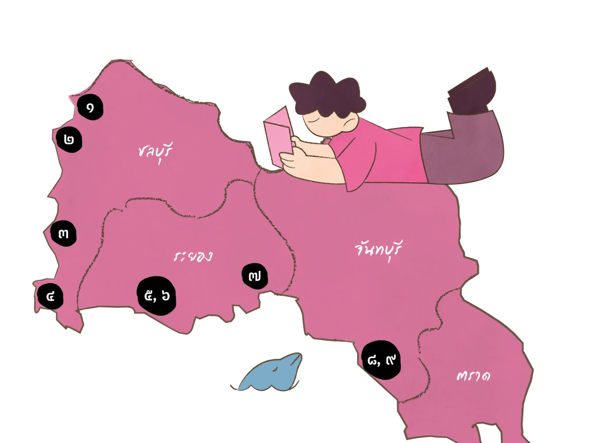 ลองอ่าน 494 Independent Bookstores in Thailand ภาคตะวันออก