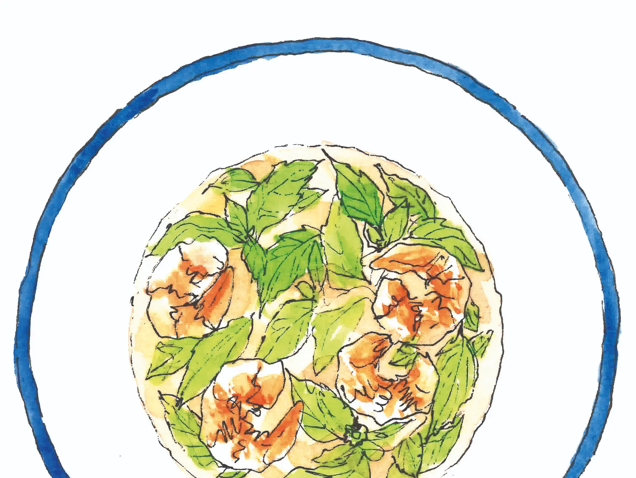 482 ท้ายครัว แกงเลียงใบแมงลัก ลิ้มรส lemon basil