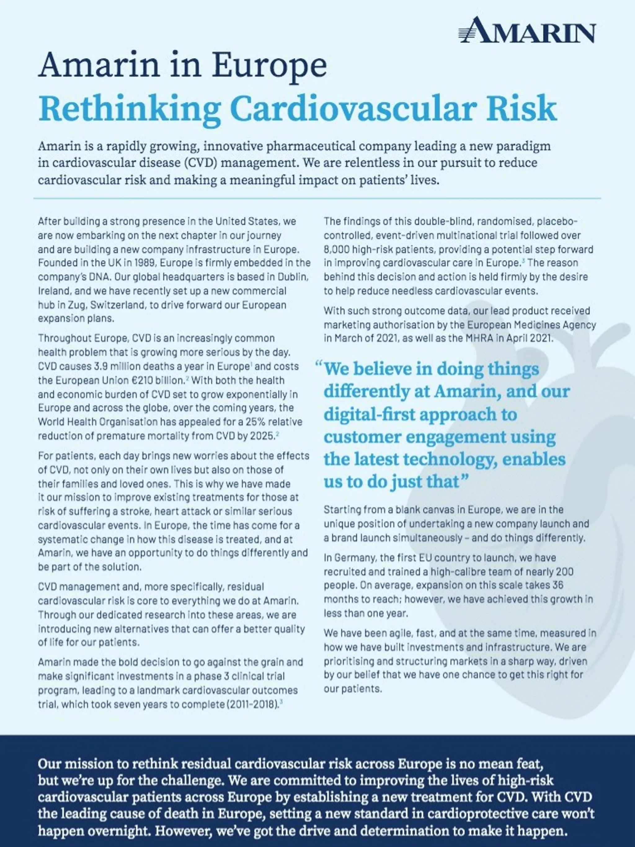 Amarin - October 2021 PME Supplement