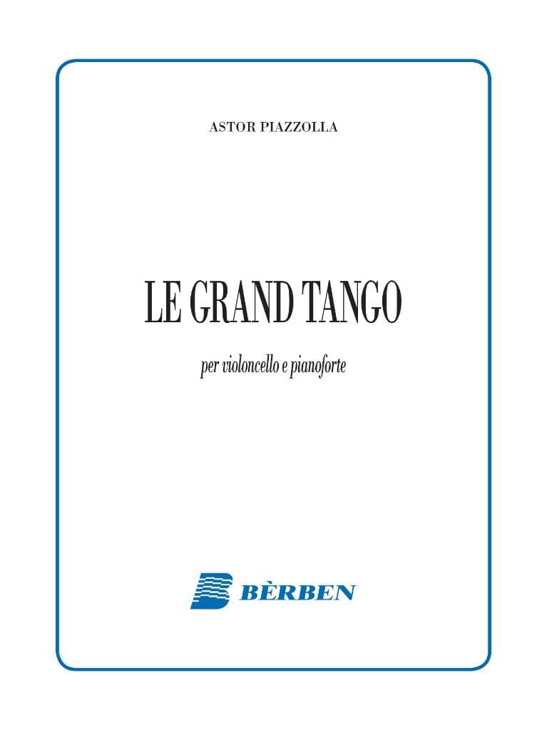 Le grand tango - Violoncello e Pianoforte