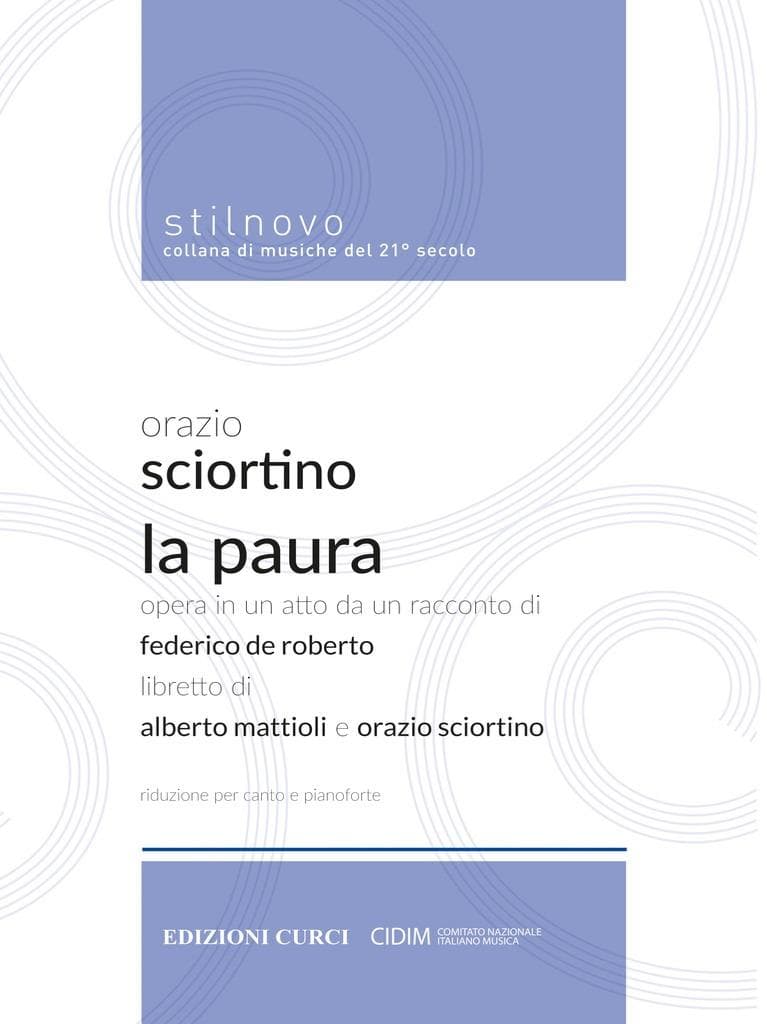 La paura (riduzione canto e pianoforte)