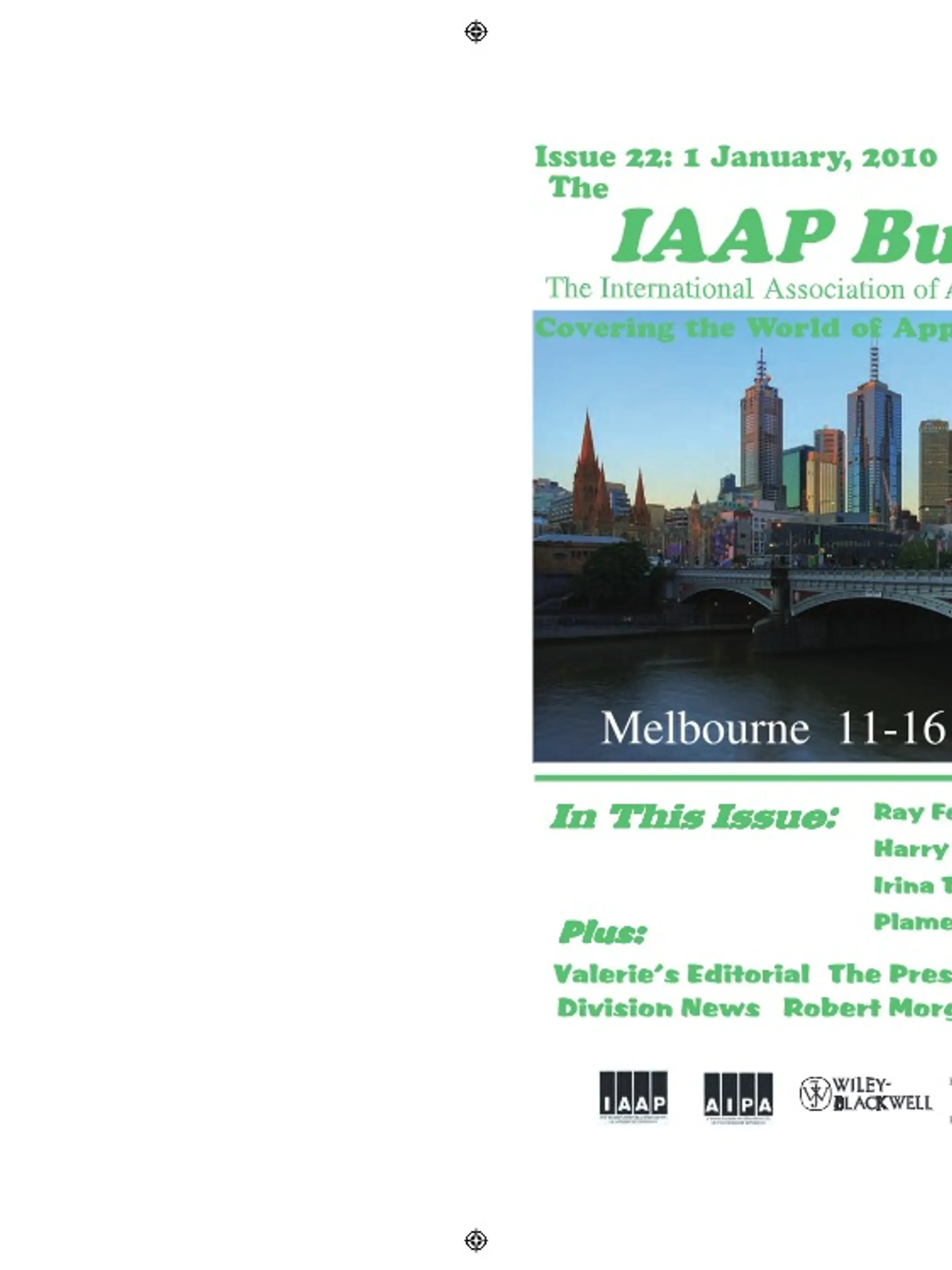 IAAP Bulletin, January 2010
