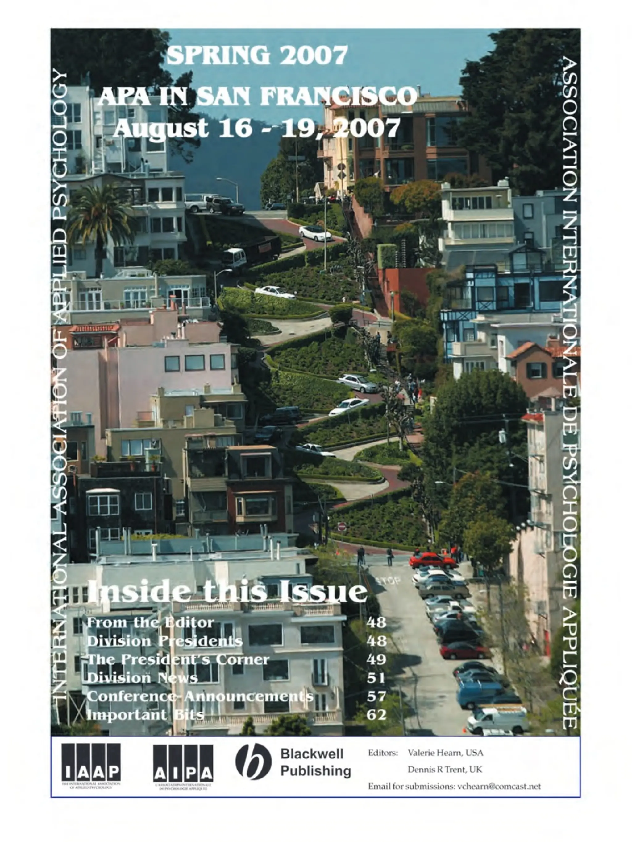 IAAP Bulletin, Spring 2007