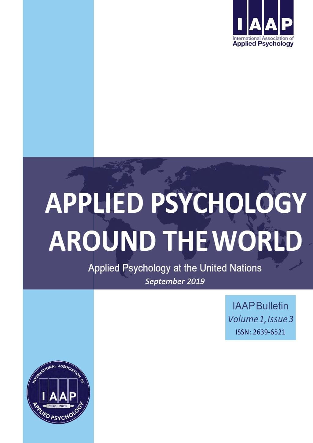 Volume 1, Issue 3, Applied Psychology at the United Nations