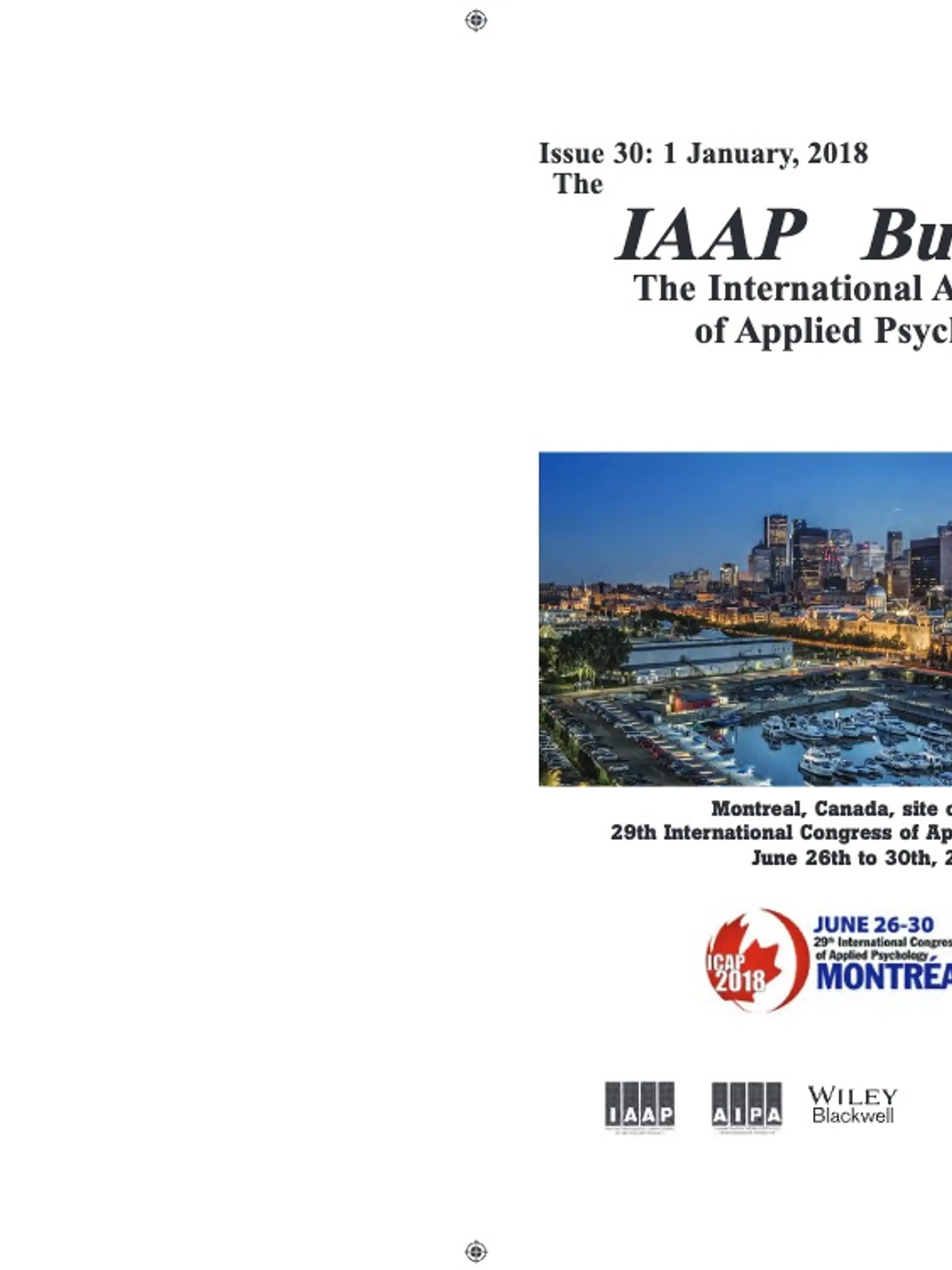 IAAP Bulletin, January 2018
