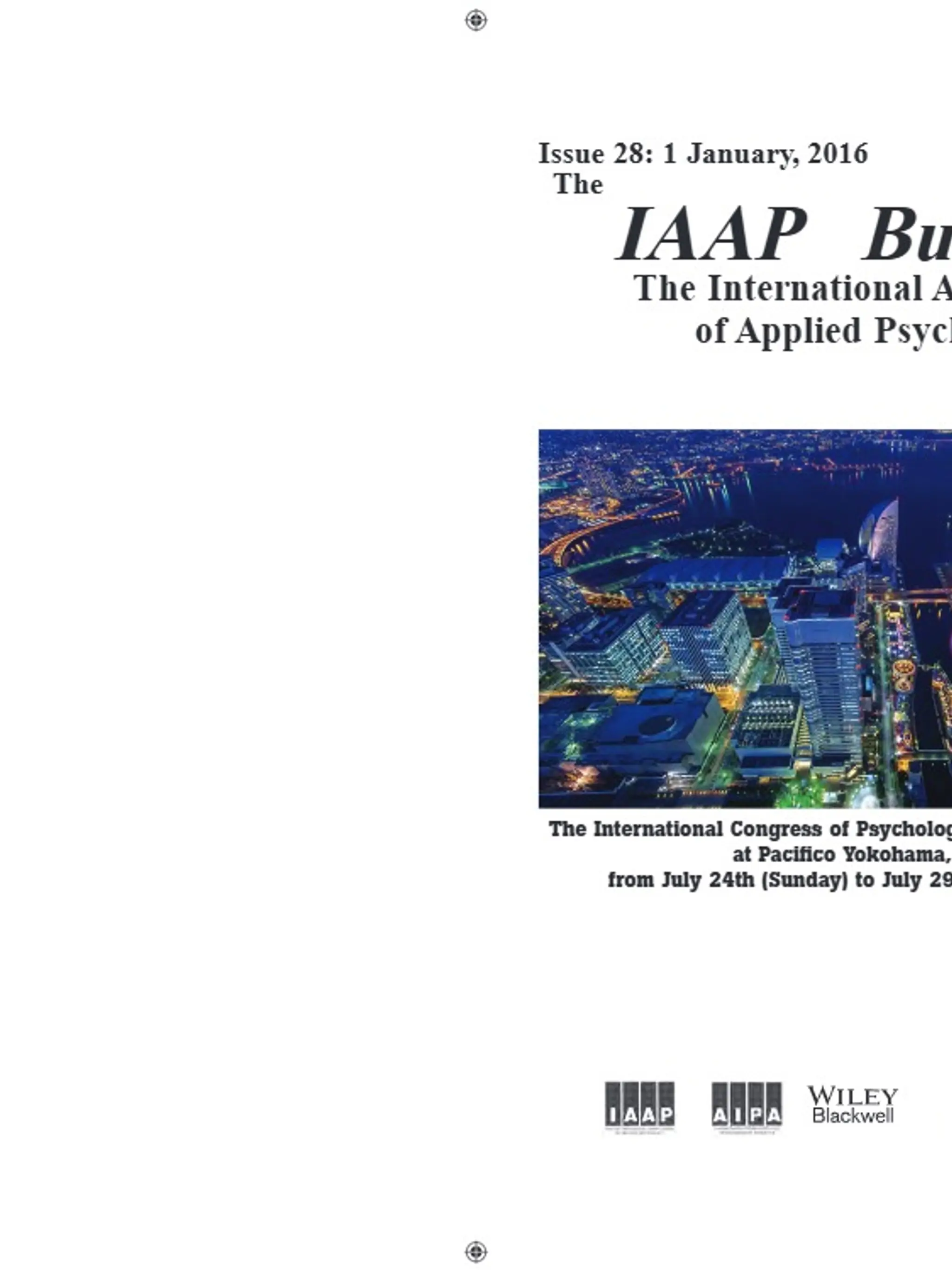 IAAP Bulletin, January 2016