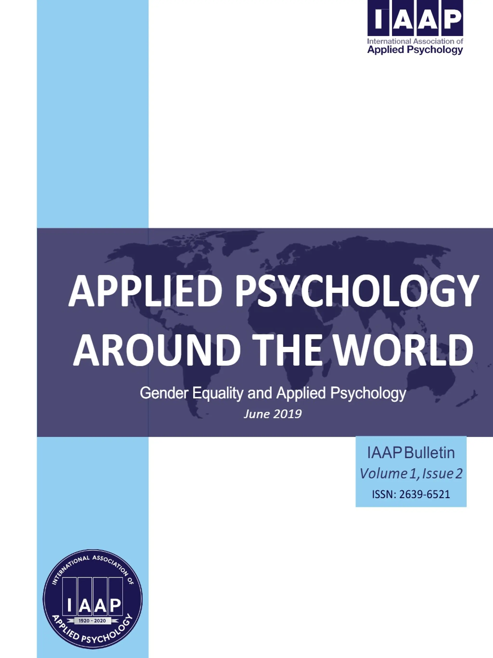 Volume 1, Issue 2, Gender Equality and Applied Psychology