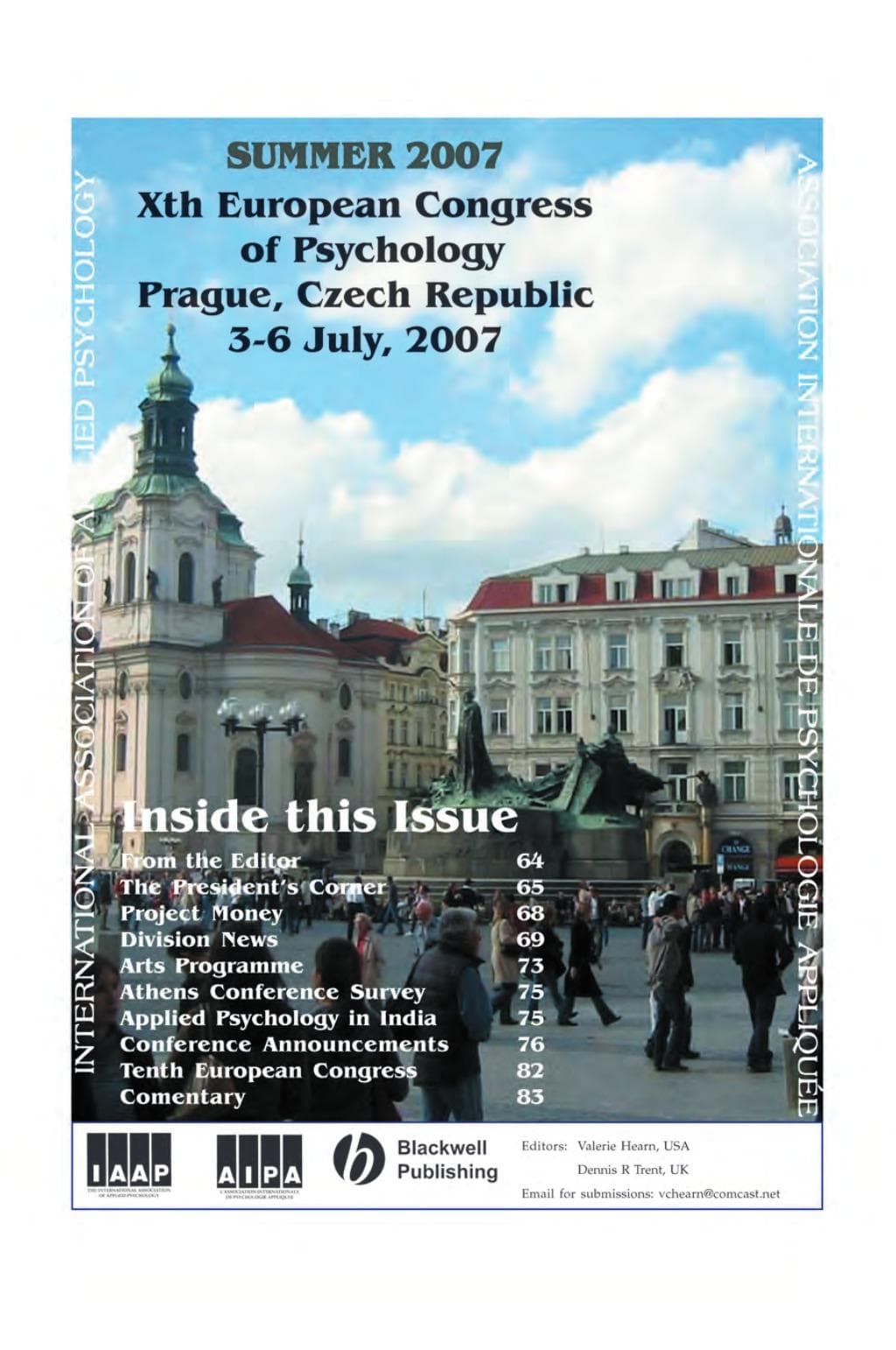 IAAP Bulletin, Summer 2007