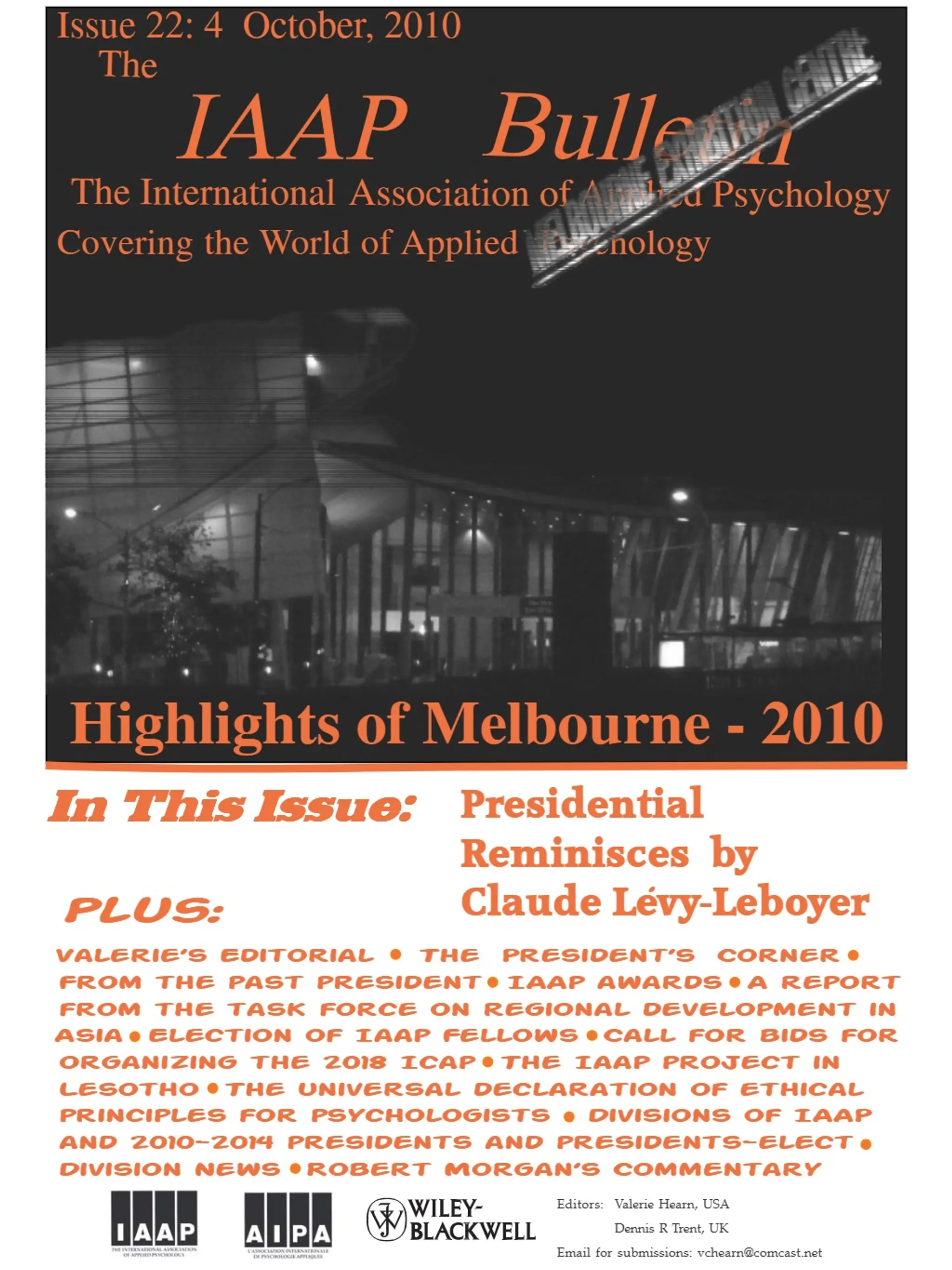 IAAP Bulletin, October 2010