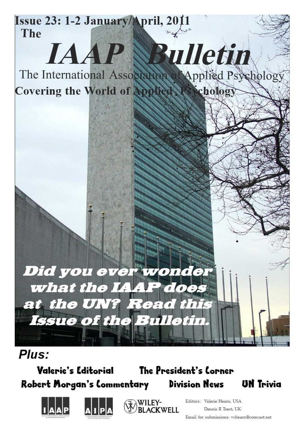 IAAP Bulletin, Jan-April 2011
