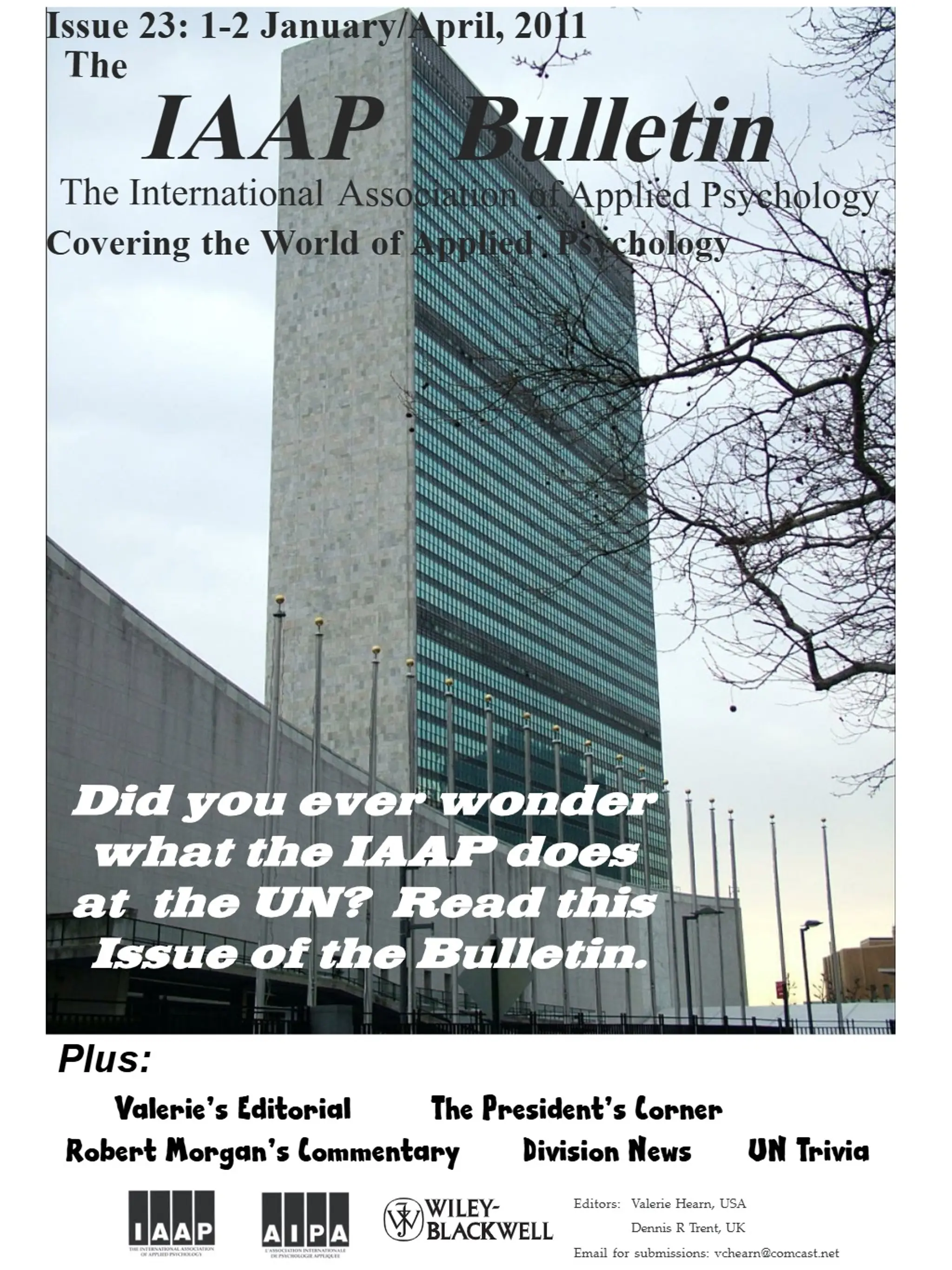 IAAP Bulletin, Jan-April 2011