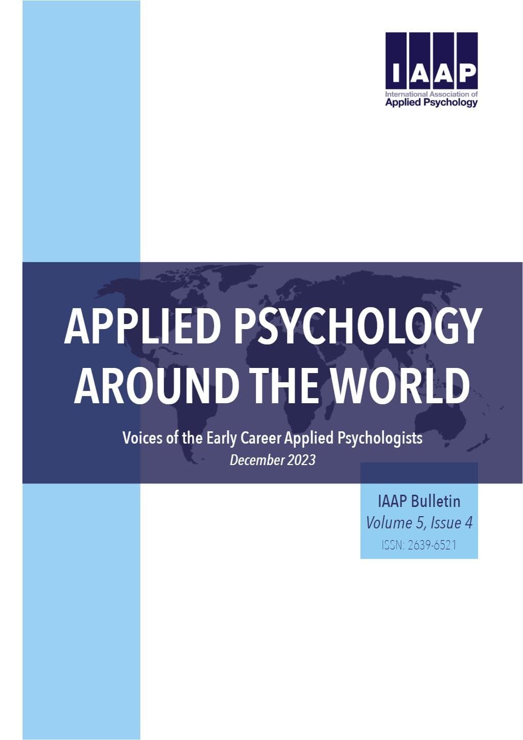Volume 5, Issue 4, Voices of Early Career Applied Psychologists