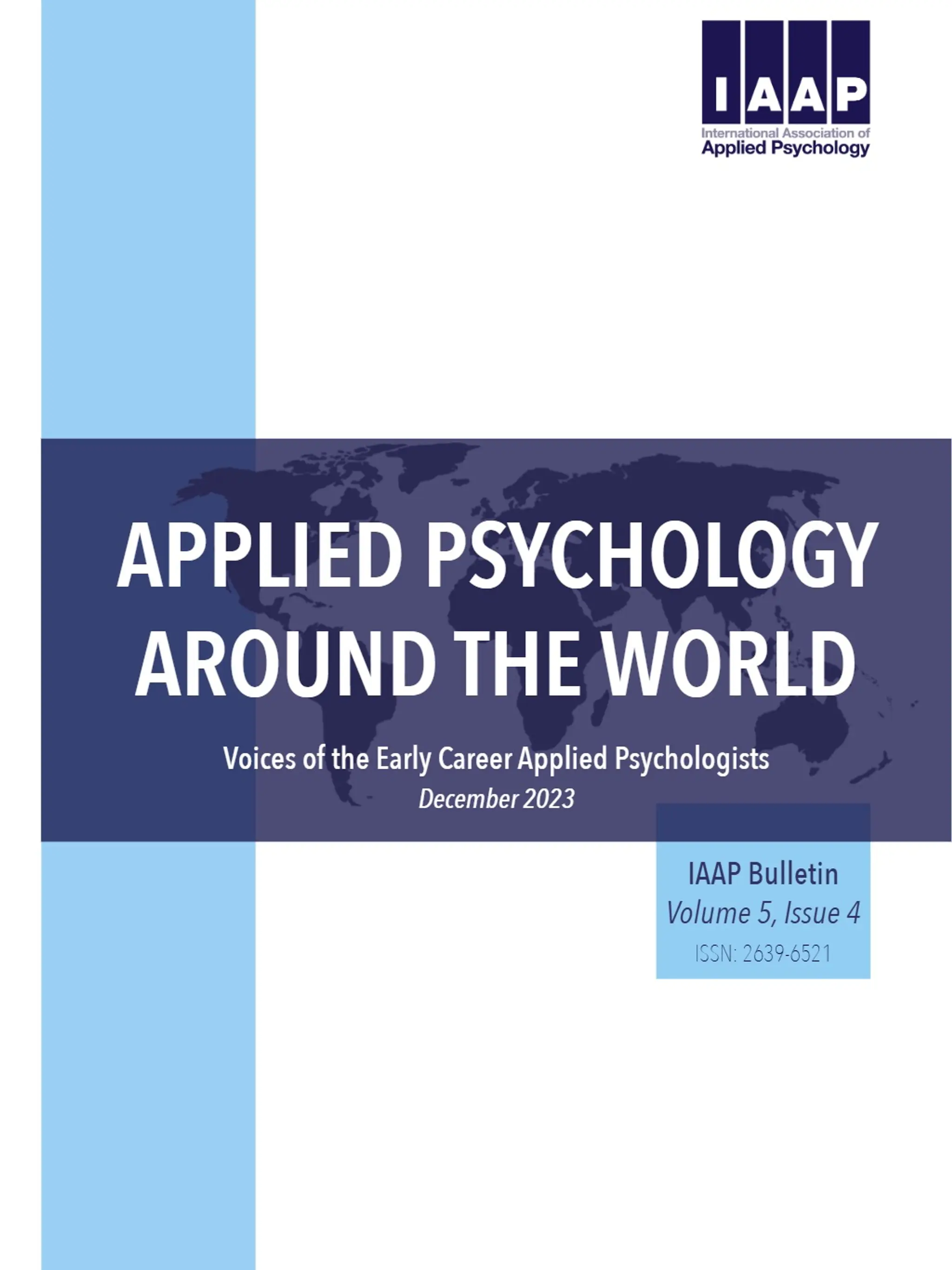 Volume 5, Issue 4, Voices of Early Career Applied Psychologists