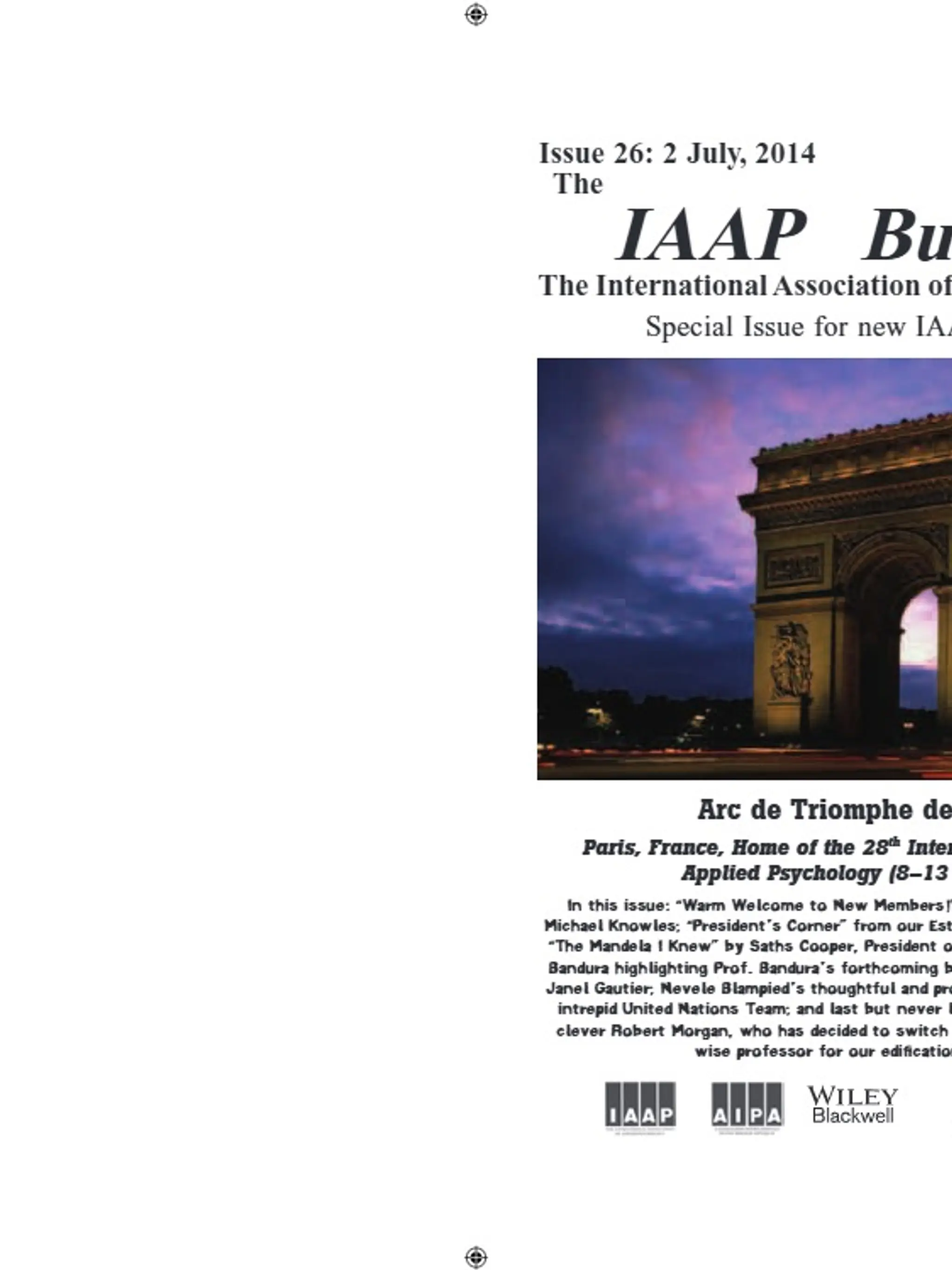 IAAP Bulletin, July 2014