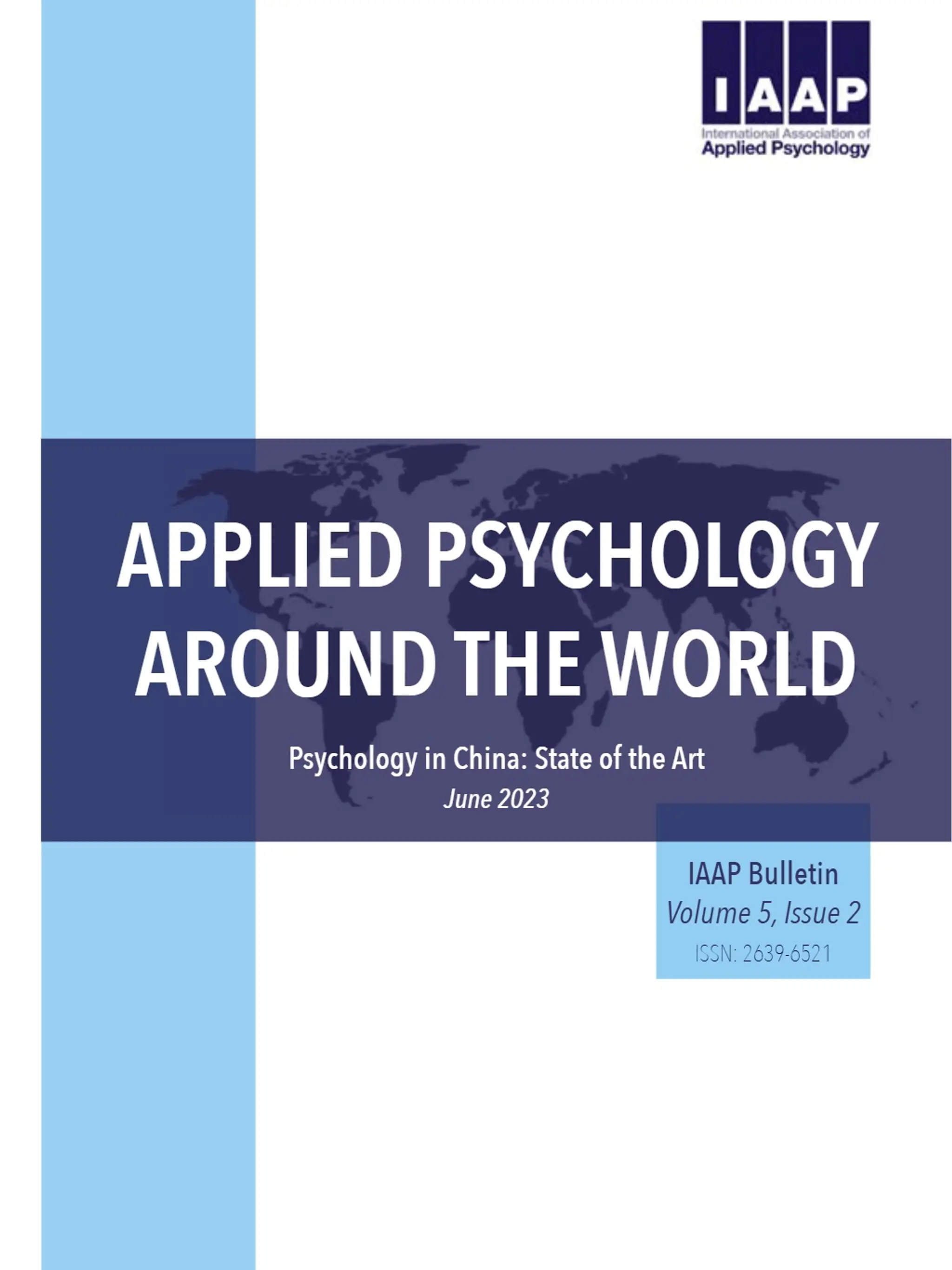 Volume 5, Issue 2, Psychology in China, State of the Art