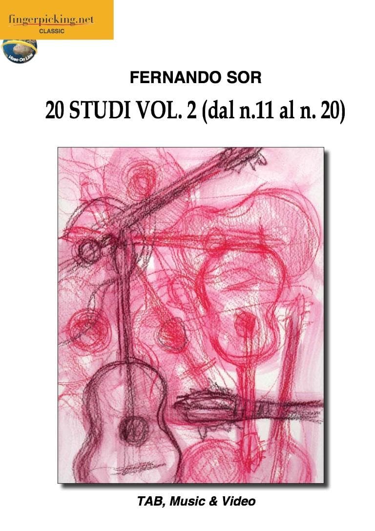 Fernando Sor : 20 Studi Vol.2 (dal n.11 al  n.20)